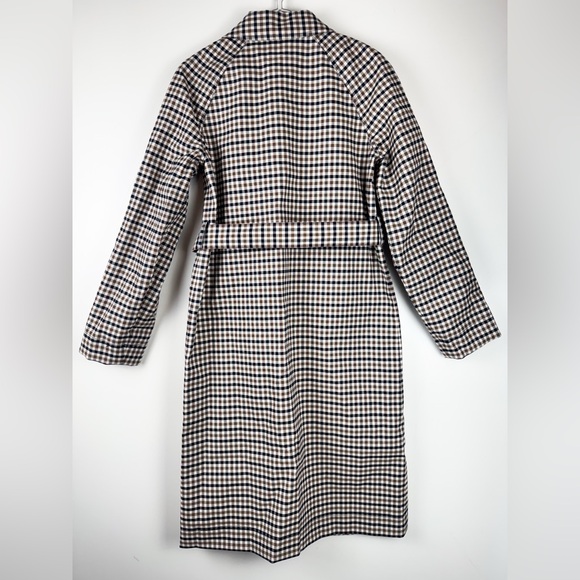 NEW Veronica Beard CURRENT SEASON Quinton Plaid Trench Coat NWT XS - Picture 13 of 14